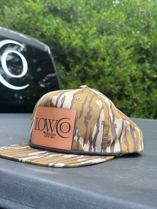Lowco Threads Richardson 256p Camo Umpqua Rope Snapback Five-Panel Baseball Cap - Front Logo Leather Patch